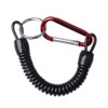 8 PCS Stretchy Spiral Keyring with Color D Metal Carabiner