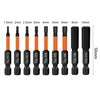 9 x Hex Bit Set, Allen Key Drill Bit Set,