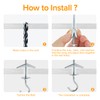 Lyeteung 10 Sets M4 Spring Folding Anchors Tilting Dowels Plasterboard