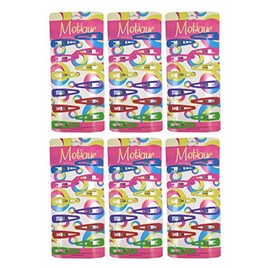 Set of 12 Snap Clips - Pack of 6-Bright Colors