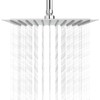 NearMoon Rain Shower Head, High Flow Stainless Steel Square Rainfall