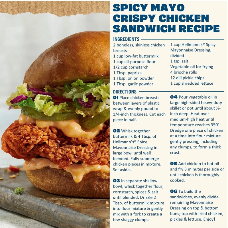 Hellmann's Spicy Mayo Squeeze 25 oz., 2 pk.