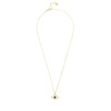 LATELITA Evil Eye Charm Necklace 18ct Gold Plated Sterling Silver