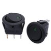 mxuteuk 12Stück Kippschalter 12V DC 20A,Runde Wippschalter 12V beleuchtet mit