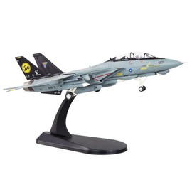 HANGHANG 1/100 F14D Tomcat Model Airplane Fighter Plane Metal Fighter Military Model Diecast Plane Model for Collection or Gift