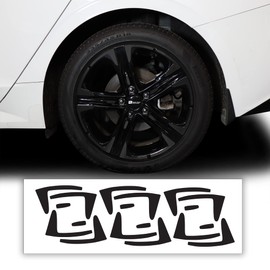 BOGAR TECH DESIGNS Wheel Rim Chrome Delete Vinyl Wrap, Car Stickers Vinyl Decals for Car Accessories Compatible with Kia K5 2021-2025 (Gloss Black)