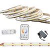LEDUpdates 24v CCT COB LED Strip 2700k - 6500K Adjustable