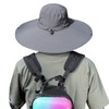 HUAMULAN 6" Wide Brim Sun Hat Men Women Unisex Bucket
