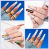 LIONVISON 500 Puntas de Uñas Sin Curva C, Puntas de