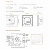 Ailgely WiFi Smart Thermostat Room Thermostat Weekly Programmable Supports Touch