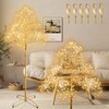 XTHlamp LED Tree Floor Lamp, 5.7 Ft Tall, Remote Control,
