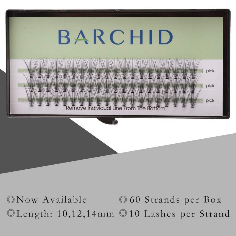 BARCHID Ultra Fine Eyelash Extensions 0.04 inch (0.10 mm) C