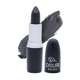 DISURI Beauty Matte Bullet Long Wear Lipstick - Vegan and Cruelty-Free - Smudge and Waterproof Matte Lipstick with Moisturizing Formula - All Day Comfort - (Obsidian Charm #29)