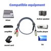 RCA Y Splitter Cable, 1 Male to 2 Male Audio