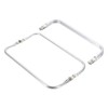 sourcing map Metal Purse Frame 11 in, 2 Pcs Rectangle