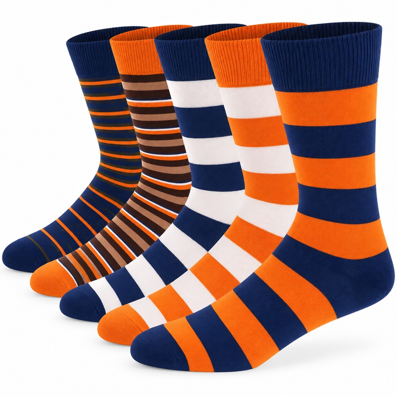 Men’s Dress Socks for Business & Daily Wear – 5-Pair