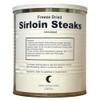 Military Surplus Freeze Dried Uncooked Sirloin Steaks Can, Jarred and