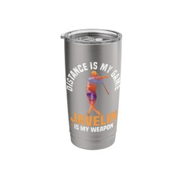 Javelin Thrower Distance Is My Game Javelin Stainless Steel Insulated Tumbler