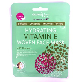 Derma V10 Hydrating Vitamin E Woven Face Mask, mixed color