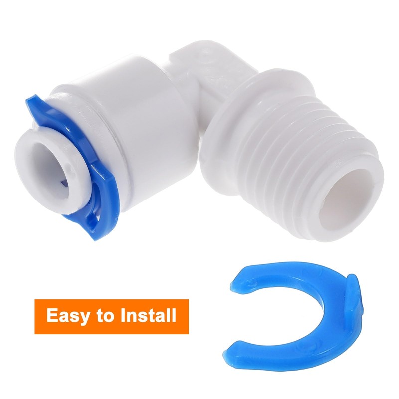 uxcell 100Pcs 1/4 Inch Locking Clip for RO Water Filtration