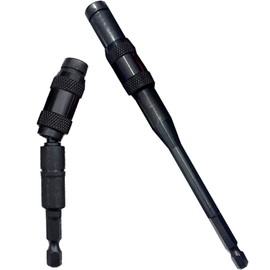 2 Pcs Magnetic Pivot Drill Bit Holder, 1/4 "Multi Angle Connecting Rod, 6.35mm Magnetic Hexagonal Handle Directional Extension Rod, Bit Holder for Narrow Spaces or Corners