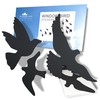 Bay Window Collision Sticker (12 Birds) - Prevents Birds or