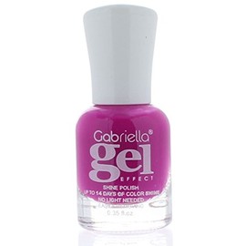 Gel Nail Polish Long Lastin, Quick Drying, Lasts up to 14 Days, No UV or LED Lamp Needed to Cure by Gabriella (Raspberry Pink)