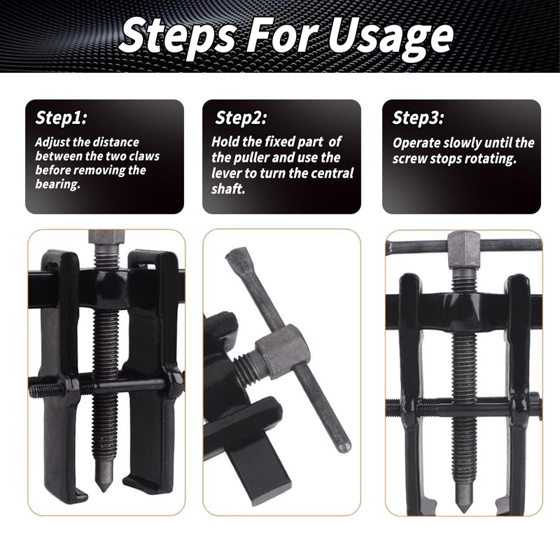 HAIMAYEE Puller Tool 2-Jaw Bearing Puller Ball Bearing Puller for