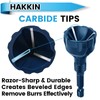 Hakkin 2Pcs Tungsten Carbide Deburring External Chamfer Tool 1/8"-3/4"(3mm-20mm), Deburring