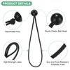 M METERXITY 10-Pack Ball Bungee Cords, 9 Inch High Elastic