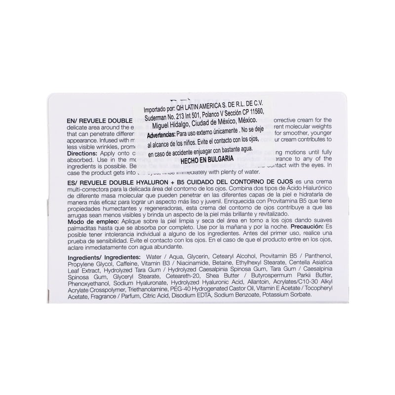 Contorno de Ojos Revuele Doble Hialurónico 25 ml