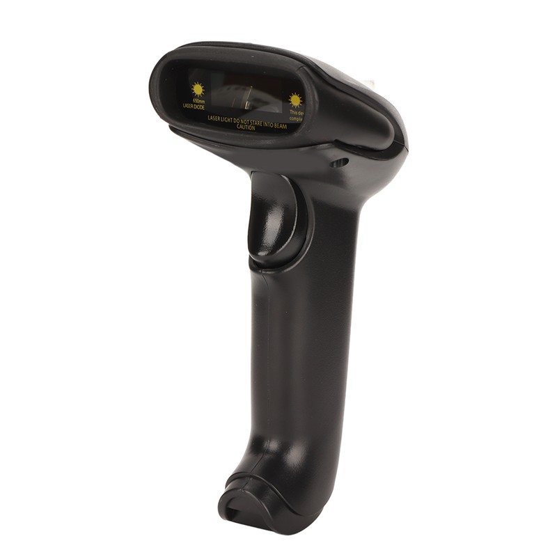 Bluetooth Barcode Scanner Compatible Bluetooth 2.4GHz Wireless Wired Black Barcode