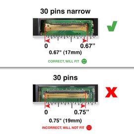 LCDBros Replacement Screen for Dell INSPIRON 16 Plus 7620 30 Pins FHD+ 1920x1200 Matte LCD LED Display with Tools & Tape