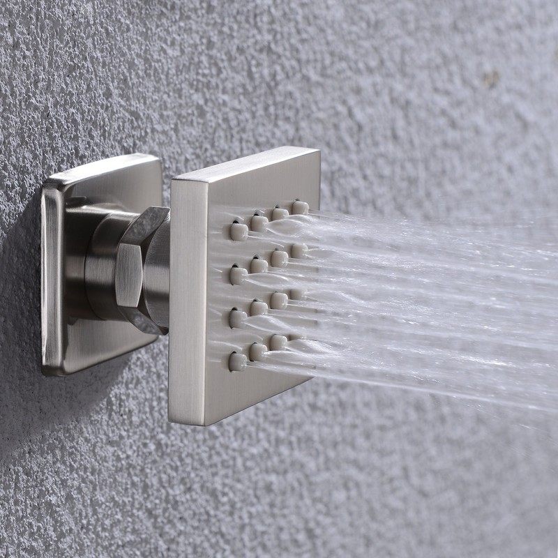 Solid Brass Body Spray Shower Jet Adjustable Massage Spa Side