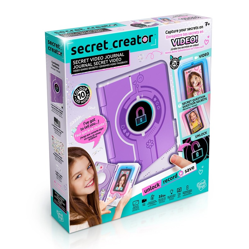 Secret Creator Secret Video Journal, Record Creative Video Diary Entries,