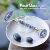 Jade Roller Facial Toner, Natural Double Head Beauty Face Roller