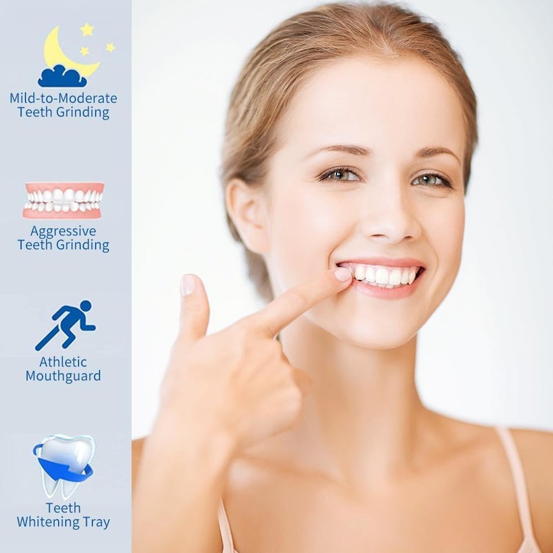 Protector Bucal para Moler Dientes, Protector Bucal para Dormir, Guarda