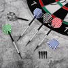 JCUGSBS 8 Piece Darts, Darts Set with Metal Tip, Children's