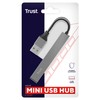 Trust 23786 Halyx Aluminium 4-Port Mini USB 2.0 Hub for