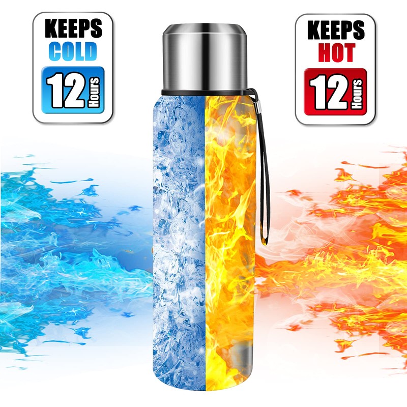 Insulated vacuum Thermo Bottle 1500ml/50.7oz with cup Stainless steel coffee