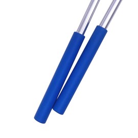 TUOREN Blue Xylophone Mallets Glockenspiel Sticks Rubber Mallets Percussion Sticks for Tongue Drum, Glockenspiel, Xylophone, Chime, Woodblock, and Bells 9 Inch Long