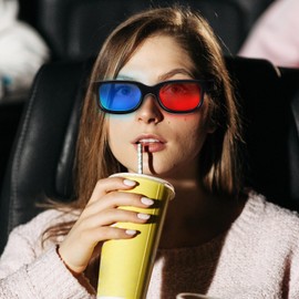 10pcs 3D Glasses Red Blue Glasses for Watching Movies TV Games Simple Design 3d Red Blue Movie Watch Home Movie Plastic