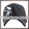 ONE LIMITATION CP062 Men's Cap, Skull Pattern, Sports, Running, Casual,