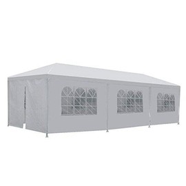 10'x30' White Outdoor Gazebo Canopy Wedding Party Tent