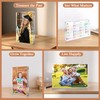 Photo Frames 4x6, Acrylic Picture Frames Double Sided Magnetic Clear,