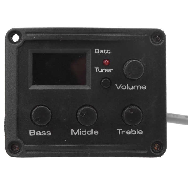 Ukulele Pickup EQ Color Tuner with LED Display Electric Box