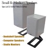 Desktop Speaker Stands Pair, Heavy Duty Desk Bookshelf Speaker Stands,