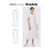 Simplicity SS9222U5 Misses' Knit Dress Sewing Pattern Kit, Design Code