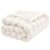 DREAMNINE Oversized Soft Thick Fuzzy Faux Rabbit Fur Throw Blanket