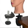 Mannequin Head Stand，Mannequin Training Head Clamp，Stand Wig Holder Stand Desk